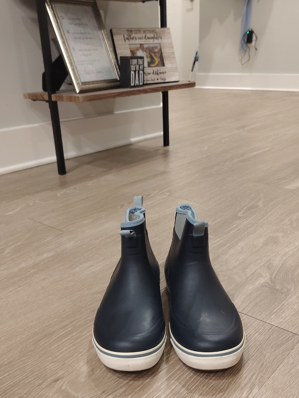 Grundéns Women's Navy Short Rain Boots - Waterproof Ankle Boot - Picture 2 of 6